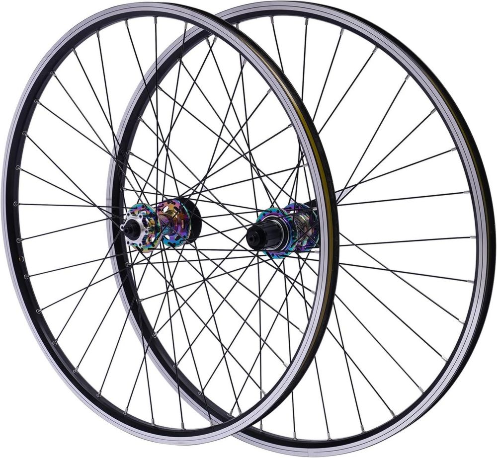 Coppia Ruote MTB 29 in Lega di Alluminio, Freno a Disco, Compatibili 7-12 Velocità, Capacità 200 kg