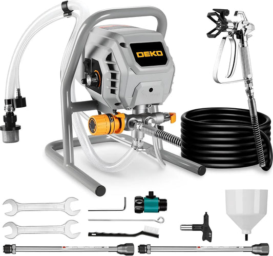 Pistola a spruzzo, spruzzatore per vernice, struttura mobile, 1,2L, 700W, per la lavorazione del metallo