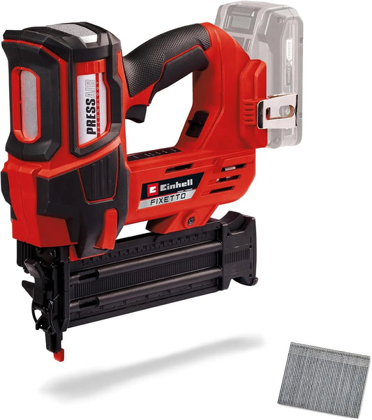 Einhell Chiodatrice e graffatrice elettrica – FIXETTO, a batteria, 50 mm, 18 V