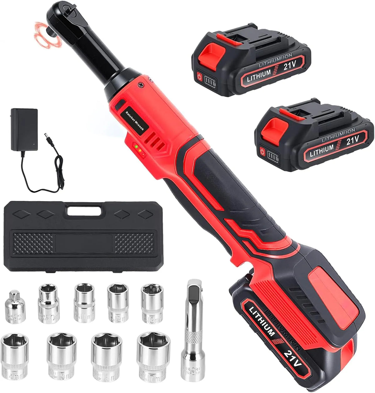 Avvitatore a cricchetto a batteria, 60 Nm, 2,0 Ah, per la manutenzione dell'auto