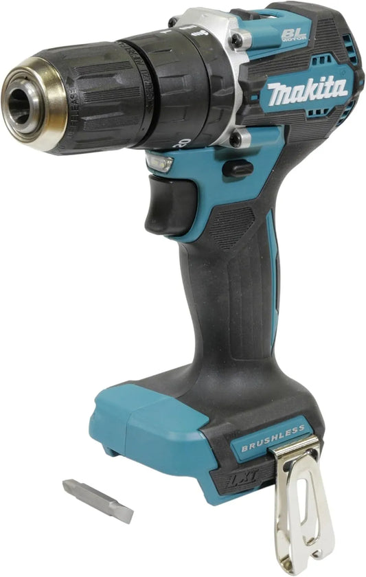 Makita DHP487Z Trapano a percussione per forare muratura e svolgere lavori di montaggio – motore brushless, 18V, 40Nm