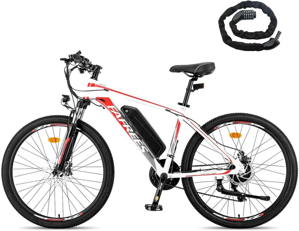 Fafrees Bici Elettrica 26' per Adulti, 36V 13Ah, 21 Marce con Motore 250W, Autonomia 100KM