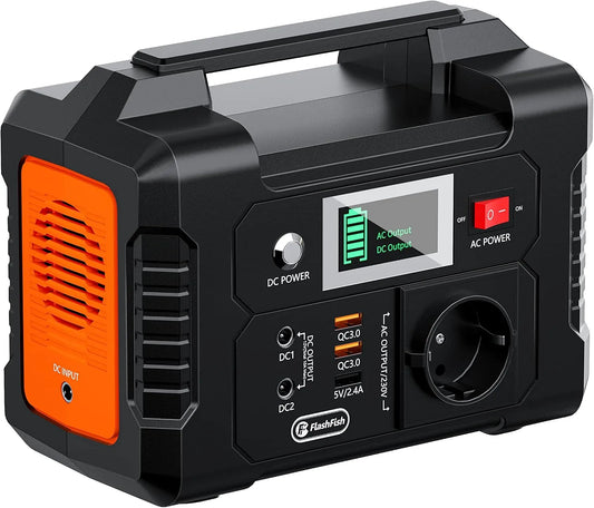 Power station portatile e generatore solare, 151 Wh, 200 W, per irrigazione del giardino, alimentazione solare