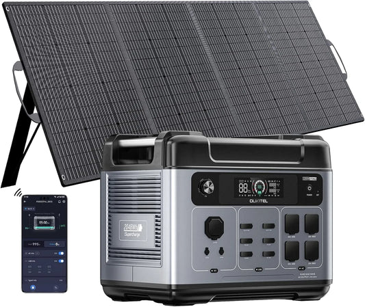 Power station portatile e generatore solare, 3200W, alimentazione solare, 6400W