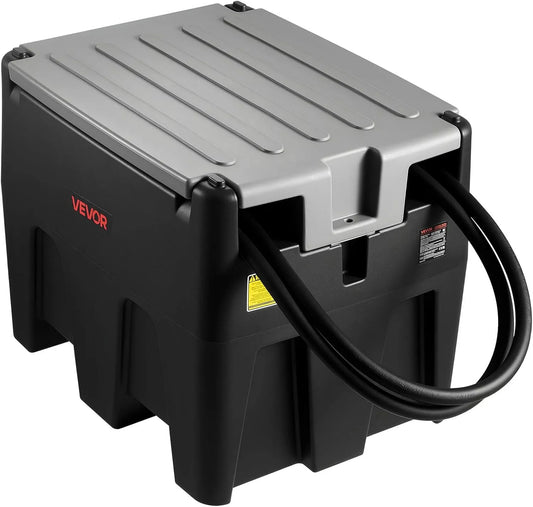 VEVOR Serbatoio per Carburante con Pompa di Trasferimento Elettrica da 12 V Potenza 140W, Lunghezza Cavo Alimentazione 3,9m