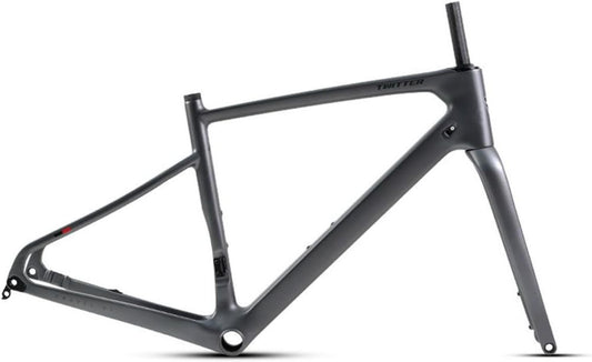 Telaio Bici Strada Gravel 700C in Carbonio con Freno a Disco, Diverse Misure