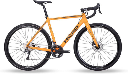 Bicicletta Gravel Unisex Adulto Head Picton 1.0, Arancione Opaco, Taglia 58