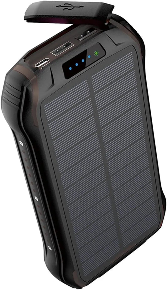 Power bank a ricarica rapida e caricatore portatile, 26800mAh, alimentazione solare