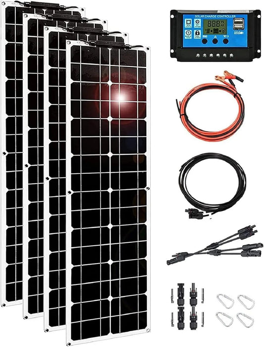 Pannello solare e modulo fotovoltaico, 200W, 40A, per campeggio e camper