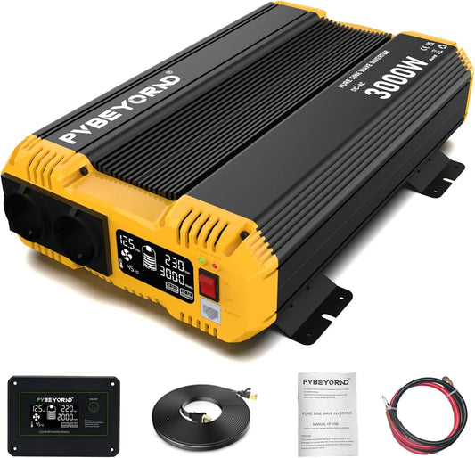 Inverter CC-CA e convertitore di tensione, 3000W, 6000W, 12V, 220V