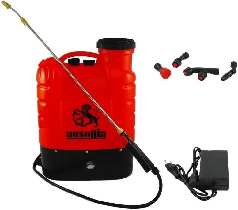 Irroratore a pressione e pompa a spalla, 10AH, con batteria, 12V