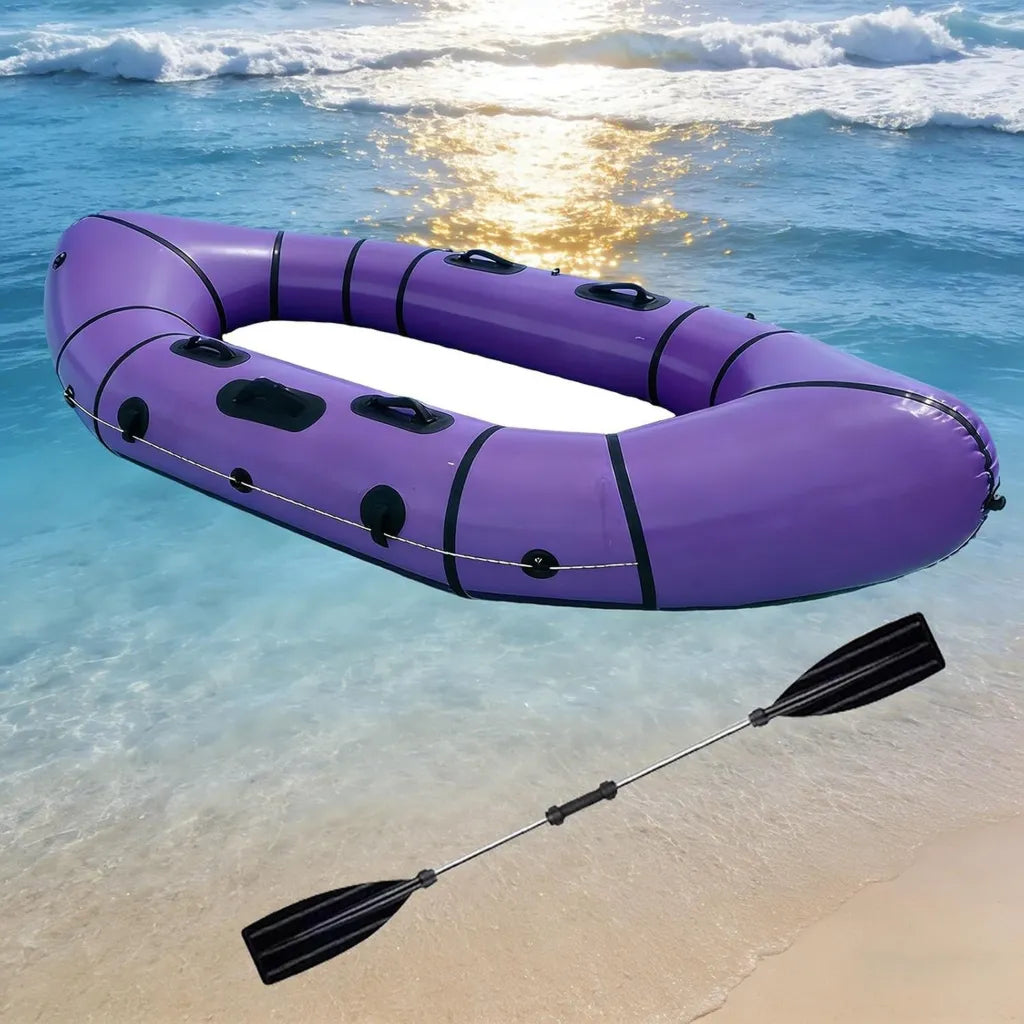 Kayak Gonfiabile 2 Posti per Carpfishing e Avventura in PVC
