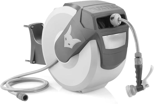 FUXTEC FX-WSA30G Avvolgitubo da giardino e carrello avvolgitubo, 30 m, per irrigazione del giardino