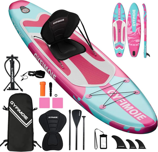 Gyfimoie Tavola SUP Gonfiabile 325 cm Onda con Accessori Completi e Supporto Fotocamera