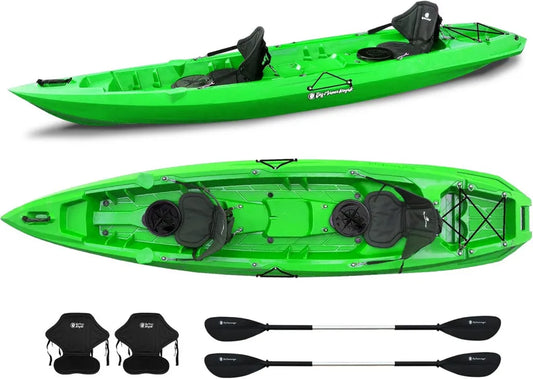 Kayak Tandem Mojito Big Mama con 2+1 Sedili e Ruote Integrate, 380 cm