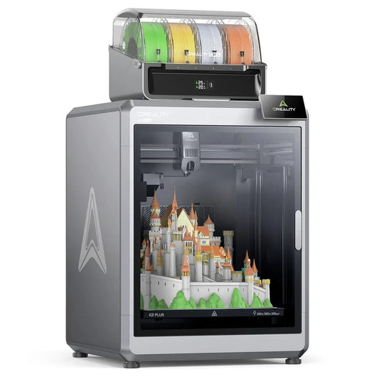 Creality K2 Plus Combo - Stampante 3D Multicolore con Sistema CFS, Doppia Fotocamera, Stampa Veloce 600mm/s, Azionamento Diretto, Grande Volume