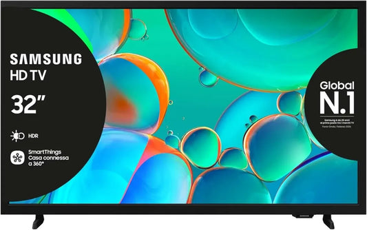 TV Samsung 32'' HD Smart con Processore Hyper Real, HDR, PurColor e Design SlimLook