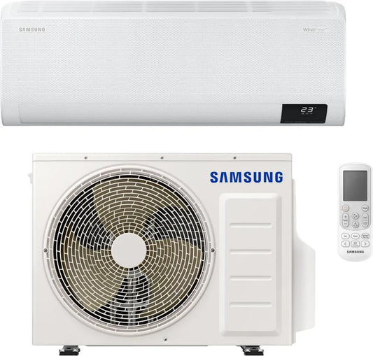 Climatizzatore Samsung WindFree Comfort 12000 BTU con WiFi e IA, Pompa di Calore e SmartThings, Gas R32, Efficienza Energetica A++
