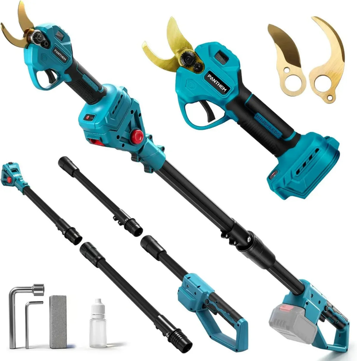 Forbici Potatura Elettriche Makita 18V con Asta Telescopica e Motore Brushless