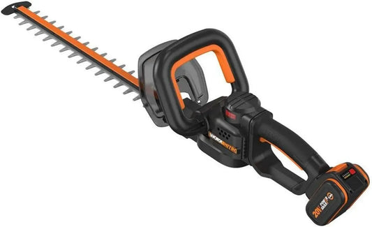 WORX Nitro WG263E Tagliasiepi 20V 4Ah, Lama 56cm, Diametro 27mm, Batteria e Caricabatterie Inclusi
