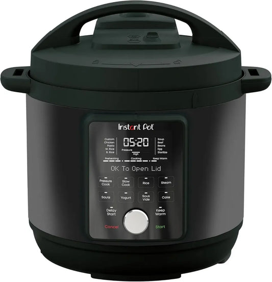 Pentola Multifunzione Instant Pot Duo Plus 5,7L, Nero - Cottura a Pressione, Slow Cook, Rosolatura, Yogurt e Altro