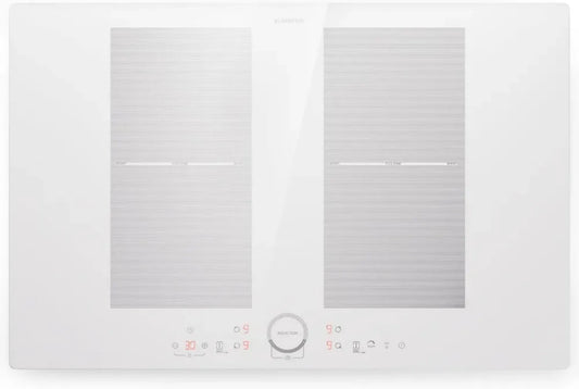 Klarstein Piano Cottura Induzione 4 Zone, 7000W, Controllo Touch, Timer Integrato, Riscaldamento Veloce