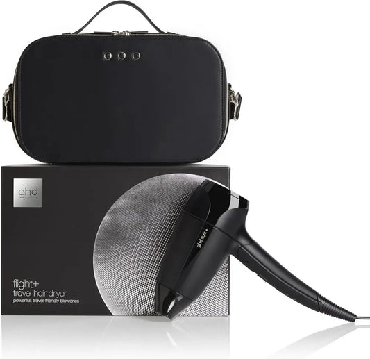 ghd Flight+ Phon Compatto da Viaggio con Custodia (Nero)