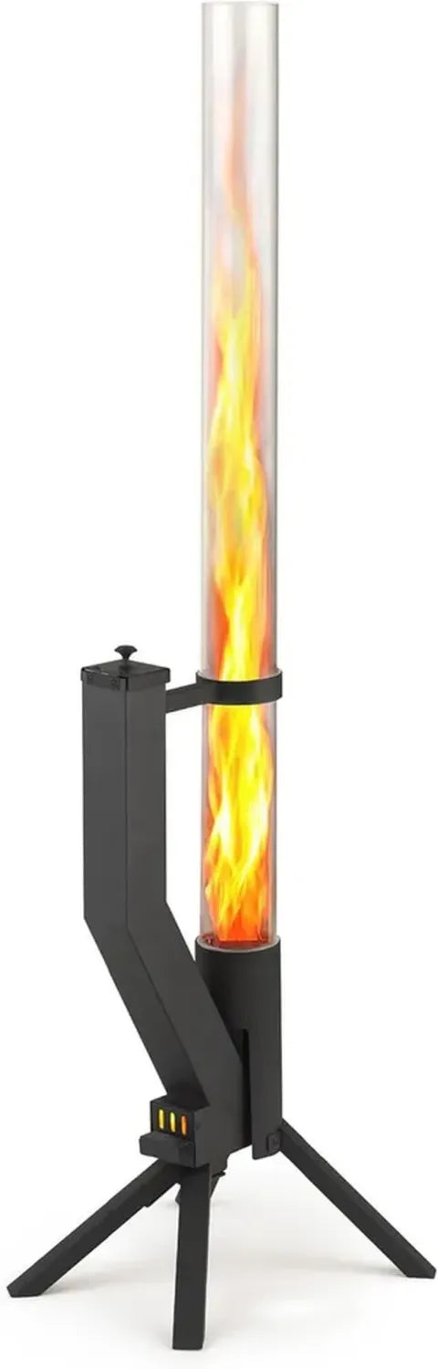 Torcia a Pellet in Acciaio Inox per Terrazza: Eleganza e Calore