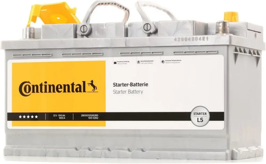 Batteria Auto Continental 100Ah 900A Compatibile VW Transporter V