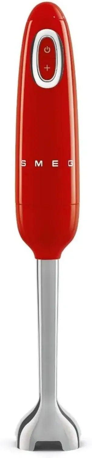 Smeg Frullatore a Immersione Rosso 700W con Funzione Turbo e Sistema Flowblend
