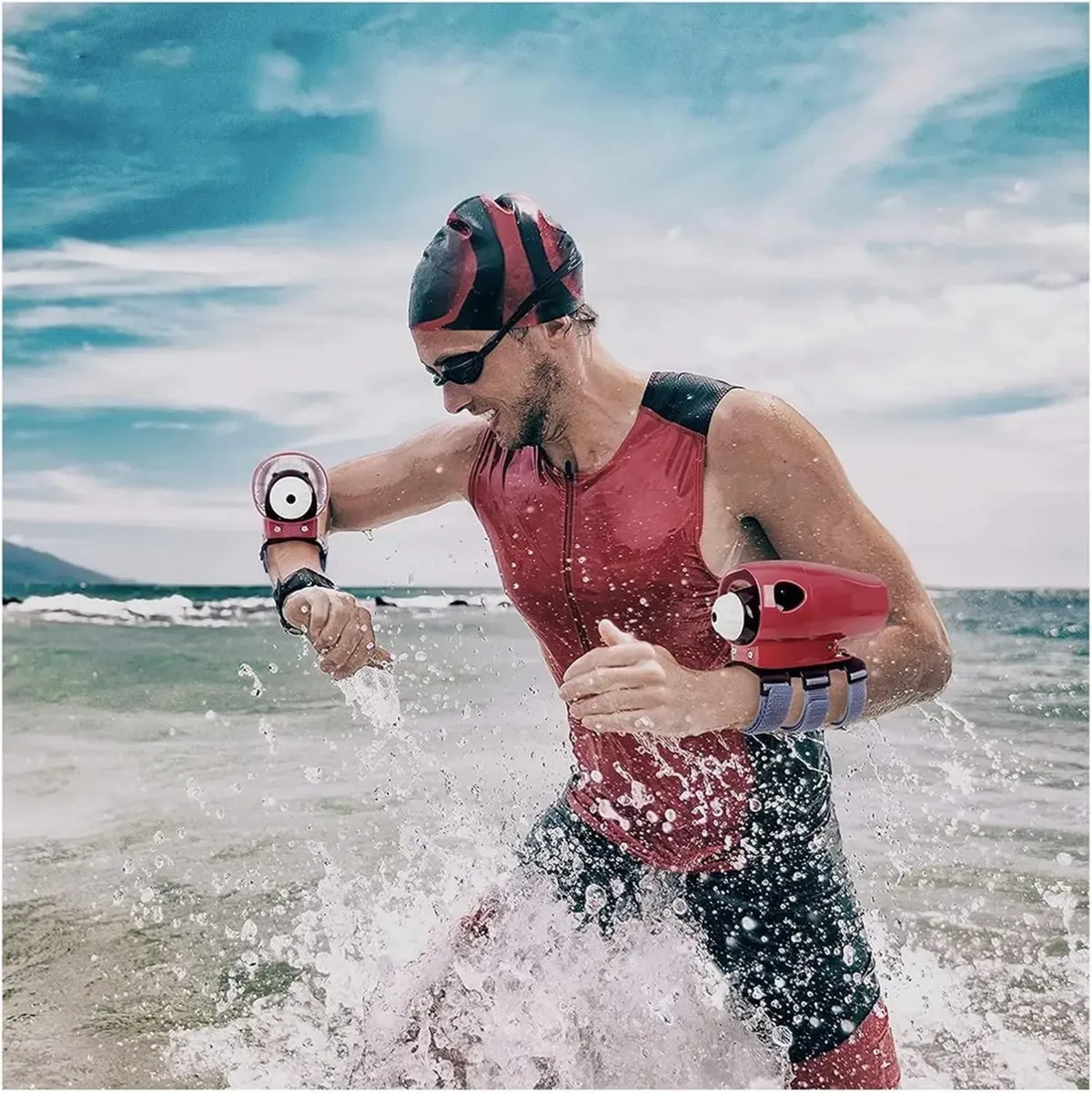 Scooter Subacqueo Indossabile con Motore Potenziato per Immersioni e Snorkeling
