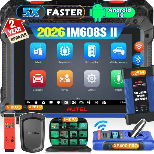 Autel MaxiIM IM608S II: Strumento avanzato per programmazione chiavi auto, con XP400 PRO e aggiornamenti inclusi