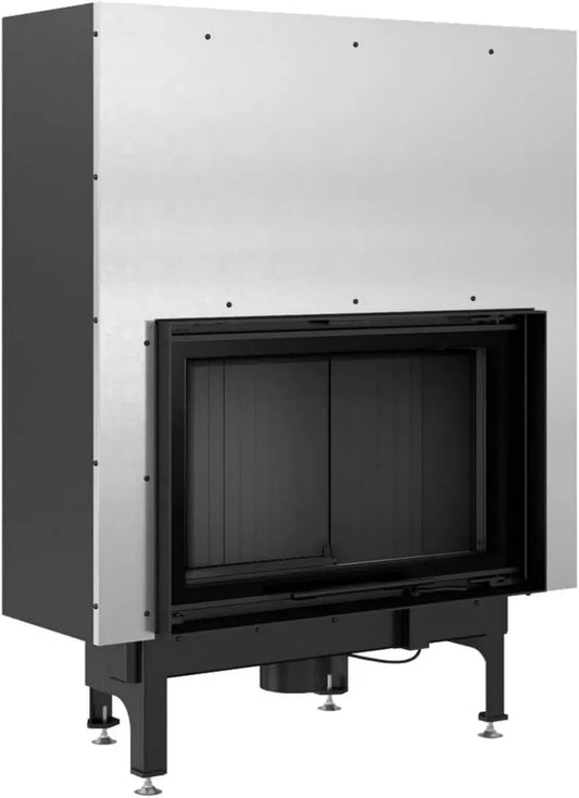 Inserto camino a legna Kratki Nadia 12kW con porta ghigliottina