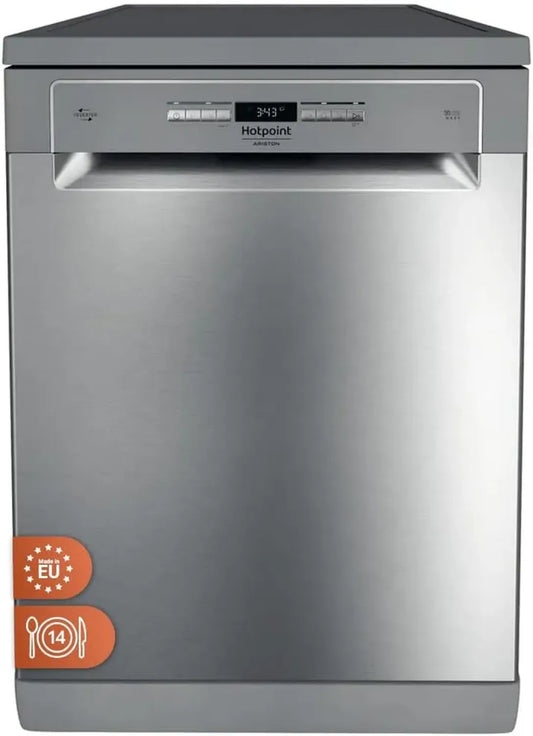 Hotpoint Ariston Lavastoviglie 60 cm, 14 Coperti, Inverter, ActiveDry, 3D Zone Wash, Classe D