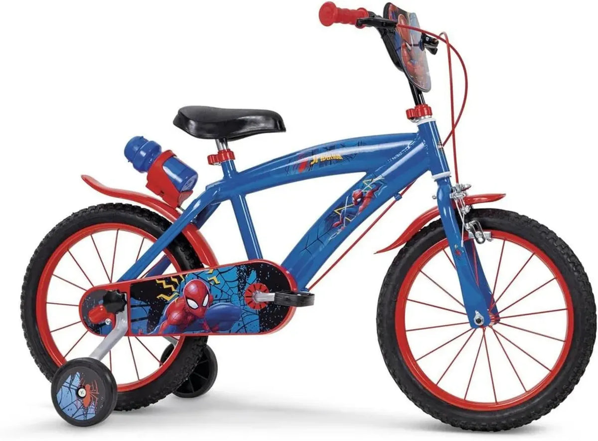 Bicicletta per Bambini Huffy Spiderman 14 Pollici, Età 4-6 Anni