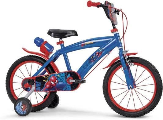 Bicicletta per Bambini Huffy Spiderman 14 Pollici, Età 4-6 Anni