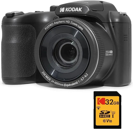 Fotocamera Digitale Bridge KODAK Pixpro AZ255 16MP con Zoom 25X e Video HD 1080p