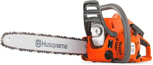 Motosega a benzina Husqvarna 120 Mark II, potenza 1.4 kW, barra 35 cm, 38.2 cc