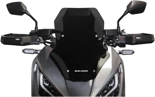 Cupolino Sportivo Fumato Scuro Malossi per Honda X-ADV 750 2021-2022, Dimensioni 31x44 cm