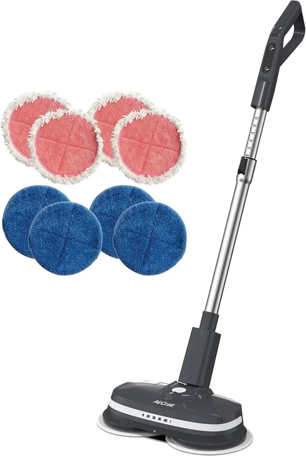 Lavapavimenti Senza Fili PowerGlide, Lucidatrice con Microfibra per Legno e Piastrelle