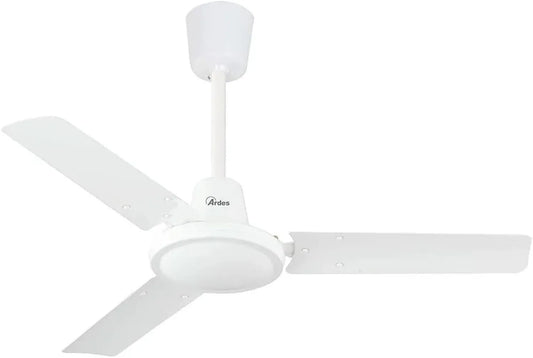 Ventilatore a Soffitto Ardes 90W con Oscillazione, 3 Velocità Silenziose, Controllo da Parete, Design Elegante