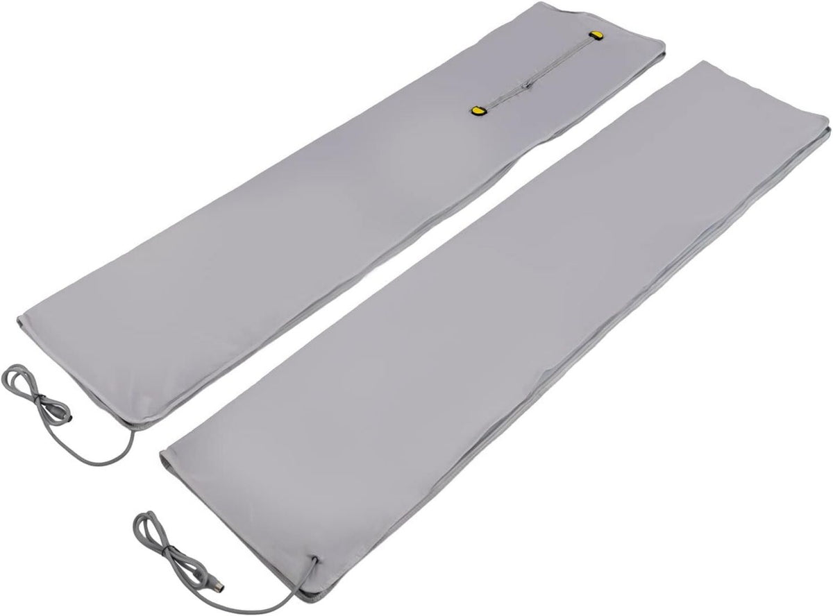 Coperta sauna a infrarossi – con telecomando, uso professionale, 650 W, argento