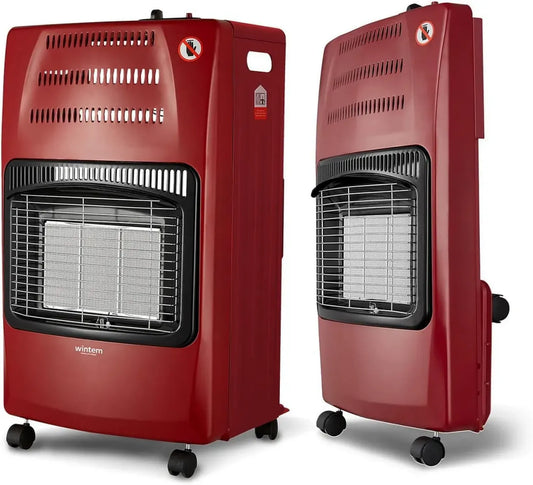 Avilia - Riscaldatore a Gas 4200W Pieghevole, 3 Modalità, Accensione Piezoelettrica, Scomparto per Bombola 15Kg