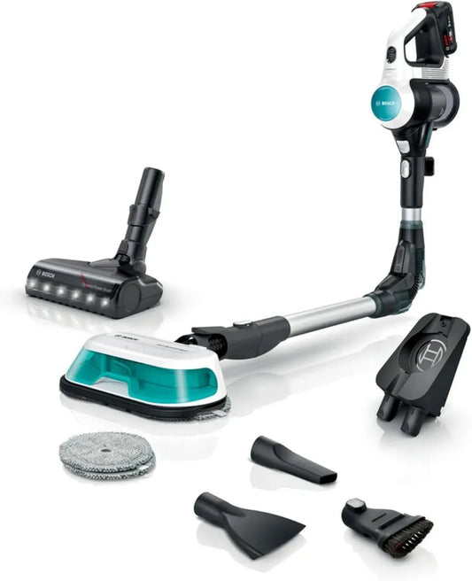 Bosch Unlimited 7 ProHygienic Lavapavimenti Senza Fili con Spazzola Duo