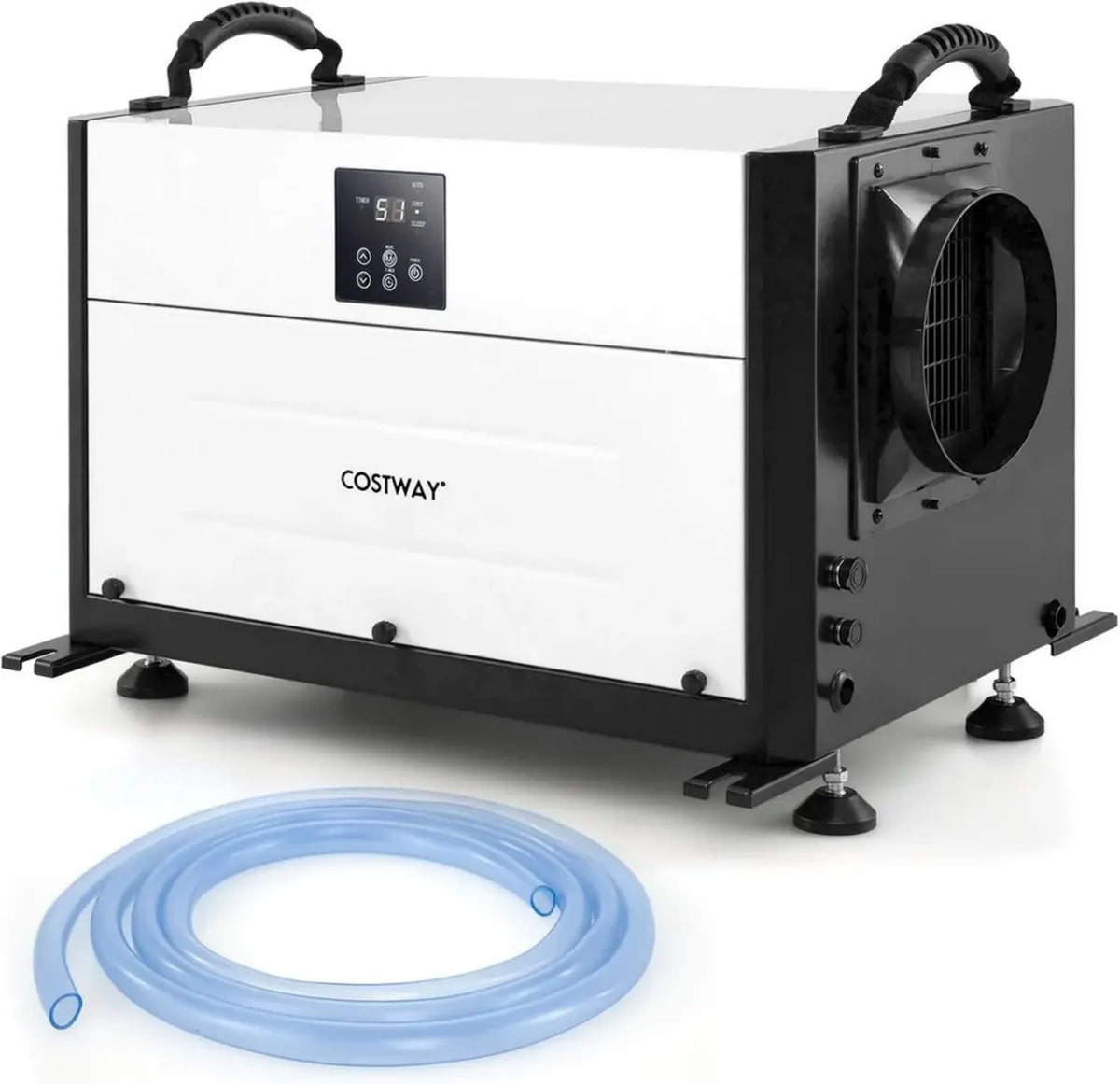 Deumidificatore Industriale COSTWAY 73,5L con Timer e Sbrinamento, Modalità Multiple