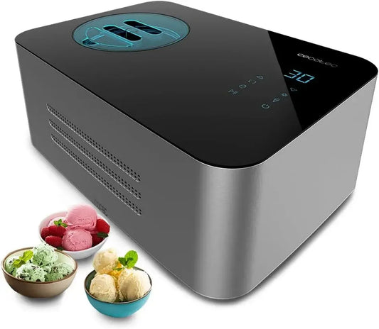 Macchina per Gelato 1,5 L Cecotec Gelacy 1500 Touch, 150W, Schermo Tattile, Gelato in 30 Minuti