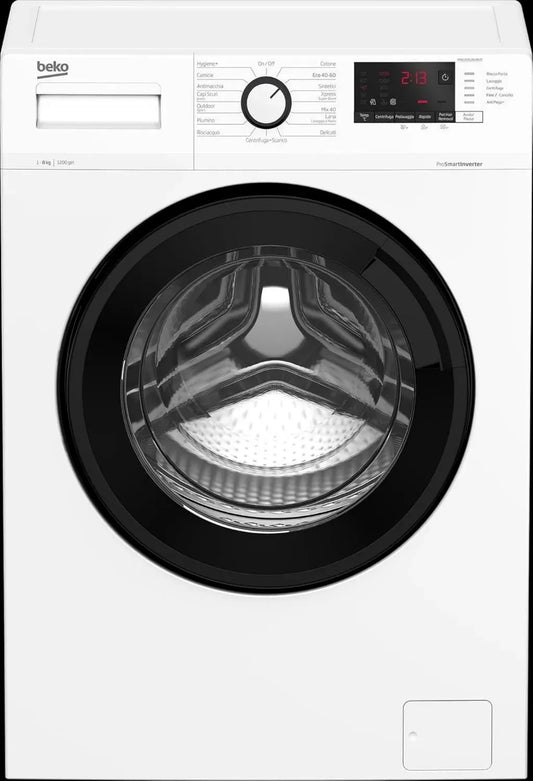 Beko Lavatrice 8 kg Classe A Inverter 1200 Giri Caricamento Frontale