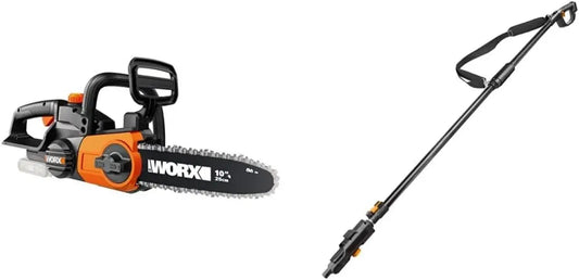 Motosega a Batteria Worx WG322E.9 20V con Asta Telescopica, Diametro Taglio 25 cm