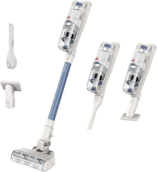 Bissell PowerClean Aspirapolvere Senza Fili, 200W, LED, Spazzola Anti-Groviglio, 3 in 1, Filtro HEPA, Batteria Rimovibile, 40 Min