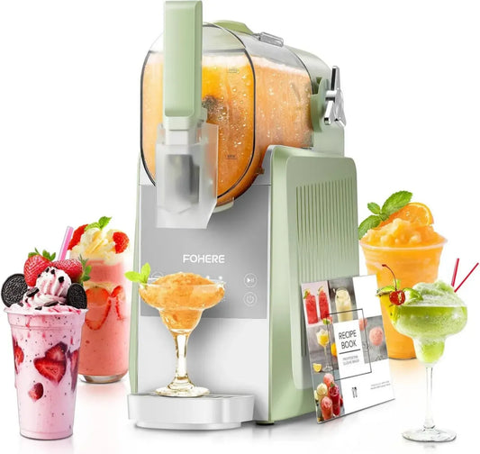 Macchina Granita FOHERE 2,6L, 5 Programmi, Funzione Autopulente, Ideale per Granite, Cocktail, Frappé e Succhi